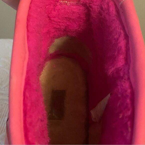 UGG CLASSIC CLEAR MINI ROCK ROSE PINK WATERPROOF ANKLE BOOT SIZE 5 WOMEN - Picture 6 of 10